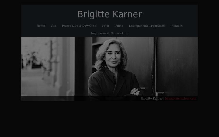 Screenshot of brigitte-karner.at
