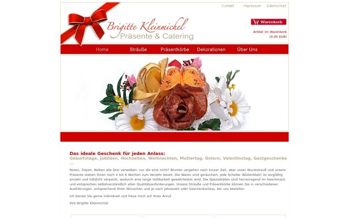 Screenshot of brigitte-kleinmichel.de
