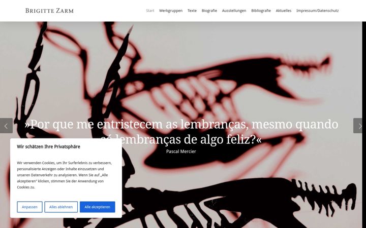 Screenshot of brigitte-zarm.de
