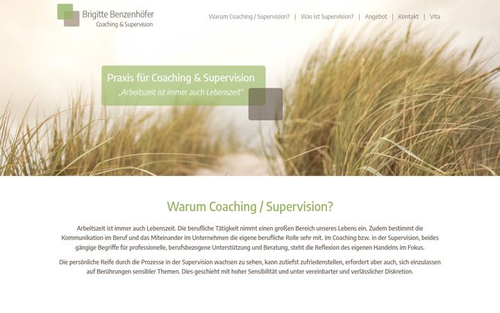 Screenshot of brigittebenzenhoefer.de