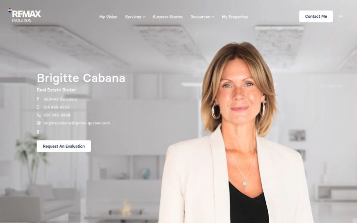Screenshot of brigittecabana.com