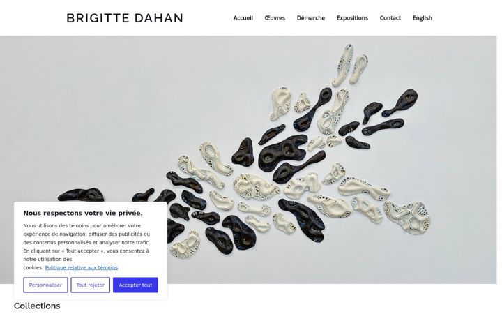 Screenshot of brigittedahan.com