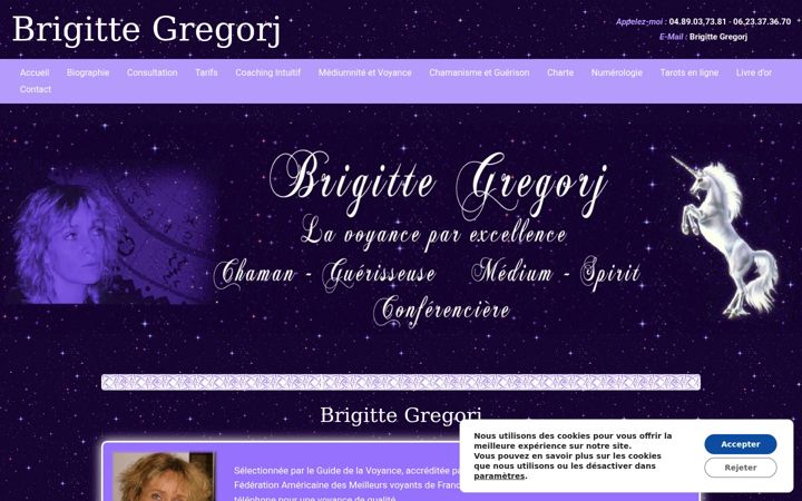 Screenshot of brigittegregorj.com