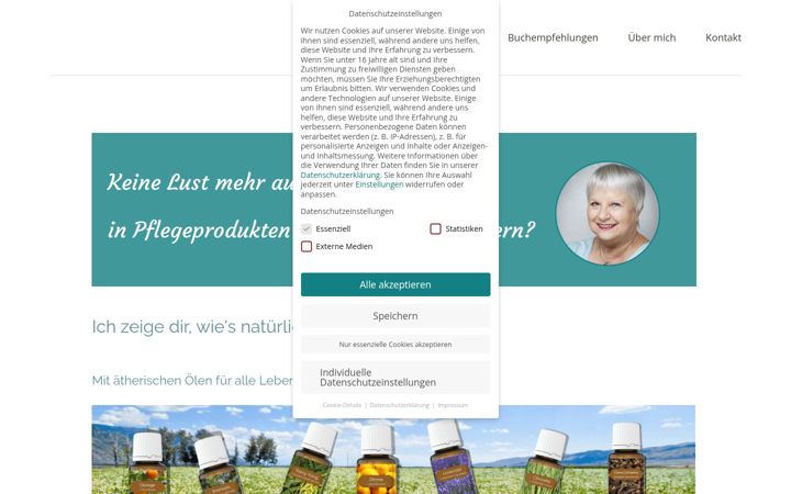 Snimka zaslona za brigittenolting.de