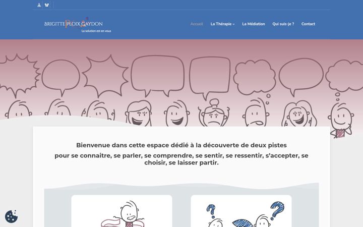 Screenshot of brigitteploixgaydon.fr