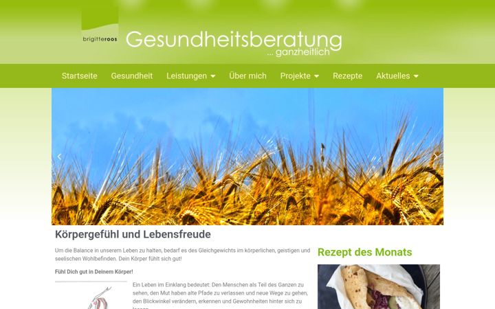 Screenshot of brigitteroos.de
