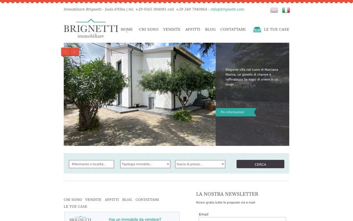 Screenshot of brignetti.com