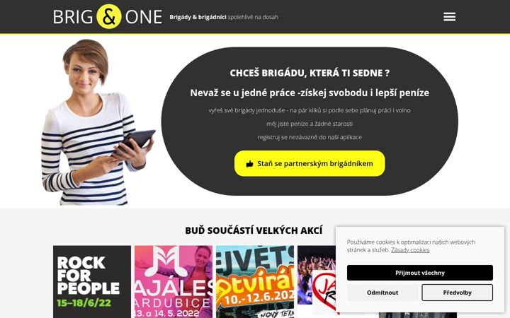 Screenshot of brigone.cz