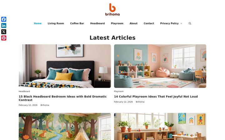 Screenshot of brihoma.com