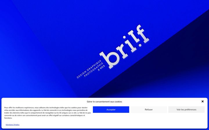 Screenshot of briif.fr