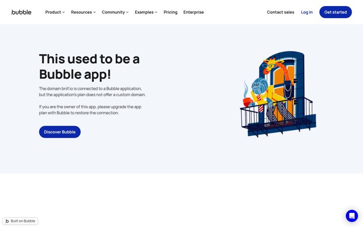Screenshot of briif.io