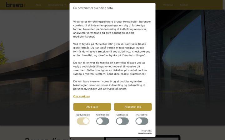 Screenshot of briiso.dk