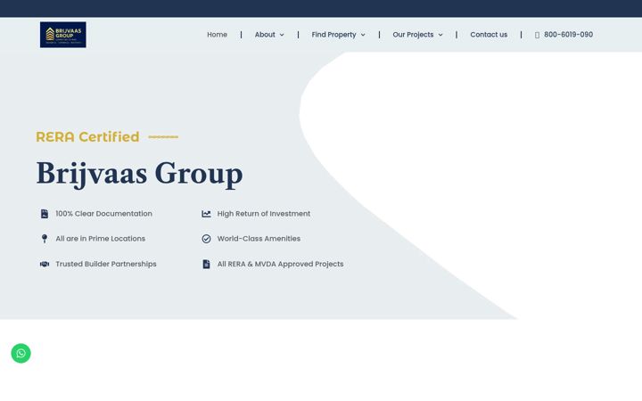 Screenshot of brijvaas.com