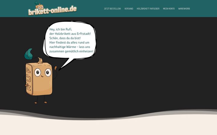 Screenshot of brikett-online.de