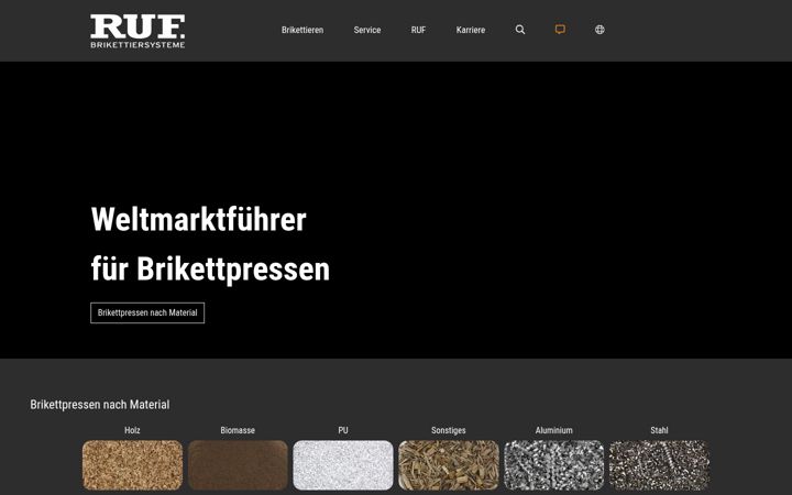 Screenshot von brikettieren.de