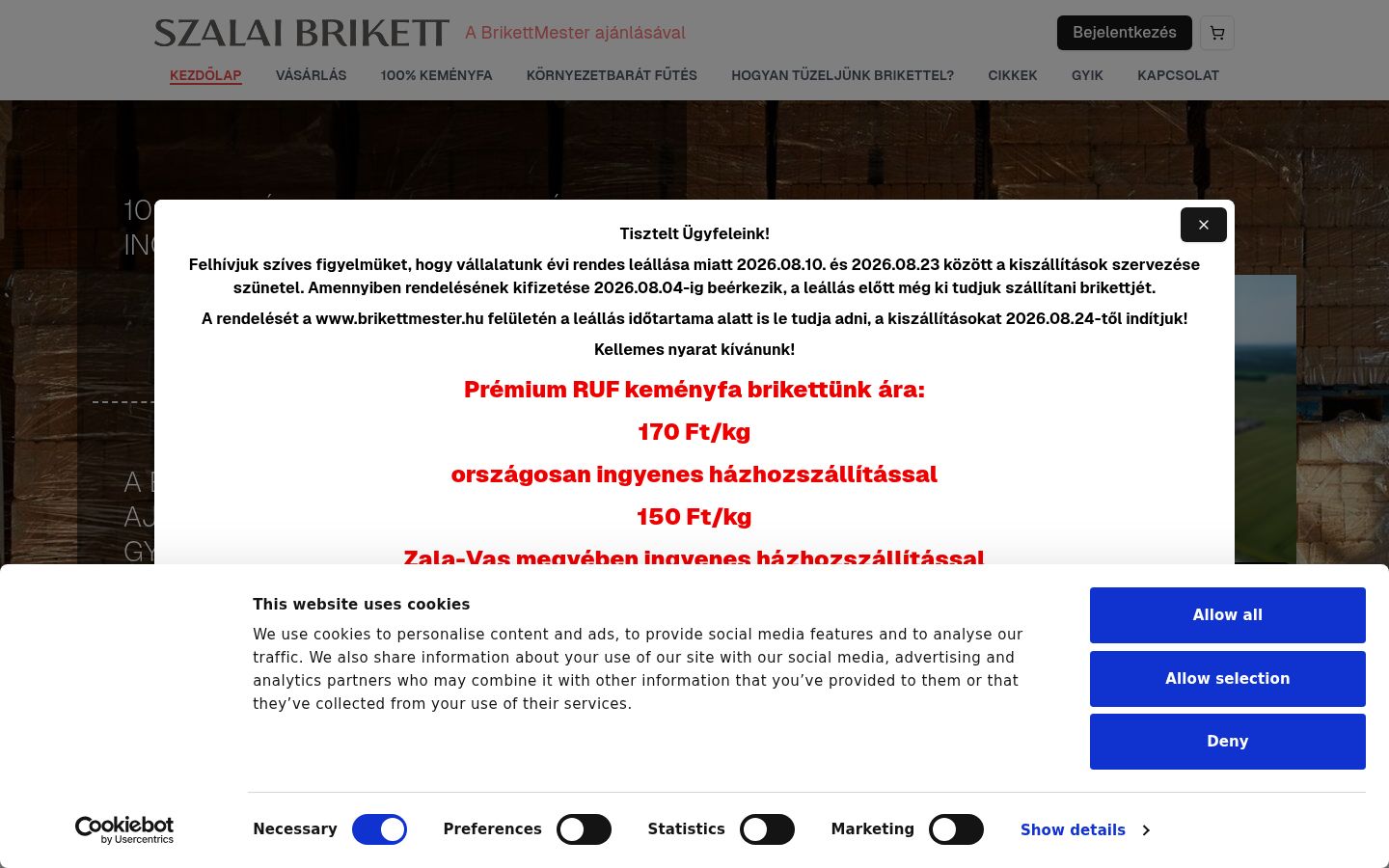 Screenshot tal-banner tal-kunsens muri qabel kwalunkwe interazzjoni