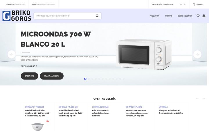 Screenshot of brikogoros.com