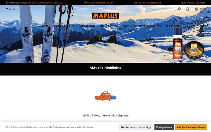Screenshot of brikomaplus.de
