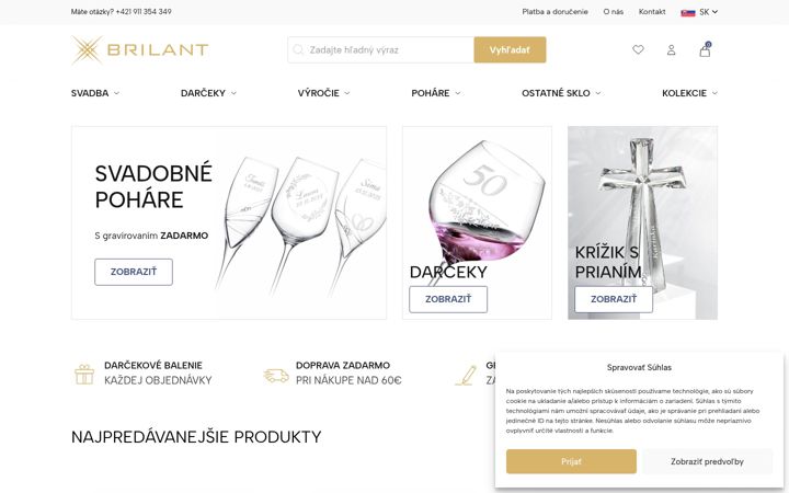Screenshot of brilant.sk