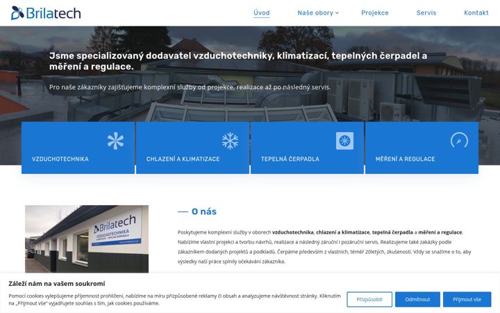 Screenshot of brilatech.cz