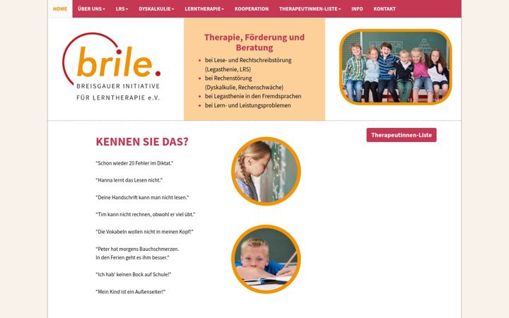 Screenshot of brile.de