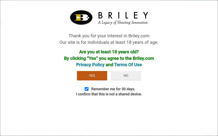 Screenshot of briley.com