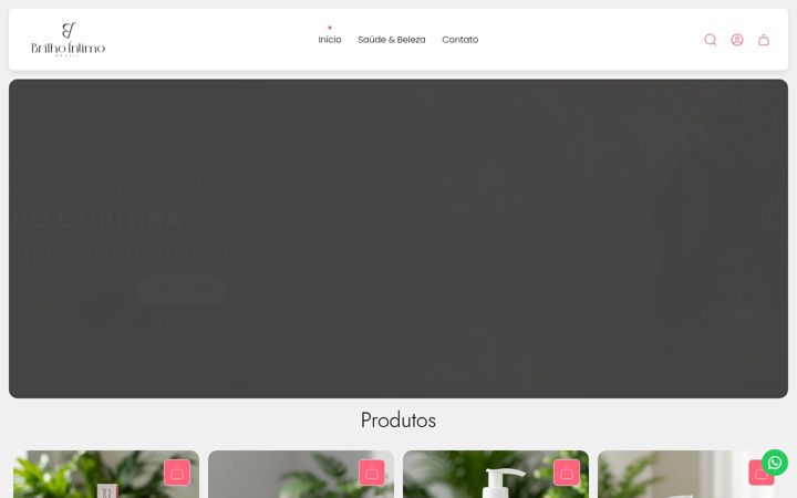 Screenshot of brilhointimobrasil.com.br