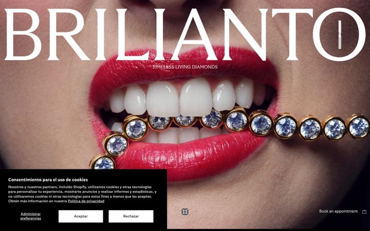 Screenshot of brilianto.com