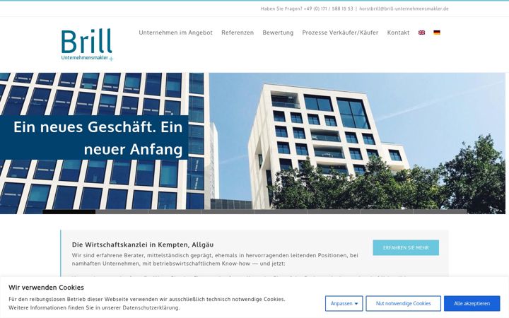 Screenshot of brill-unternehmensmakler.de