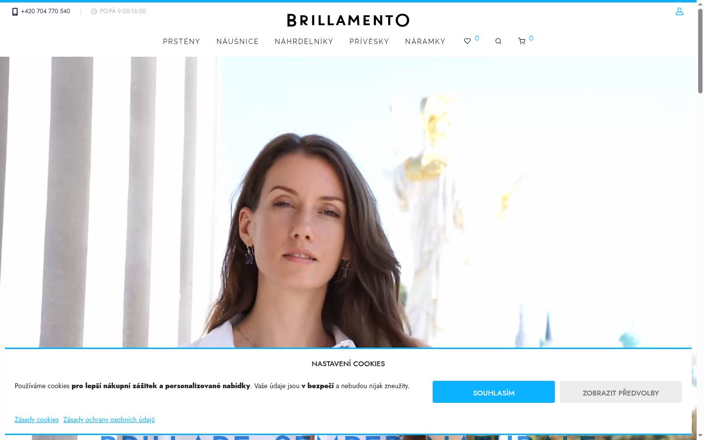 Skærmbillede af samtykkebanneret, som det blev vist før nogen interaktion