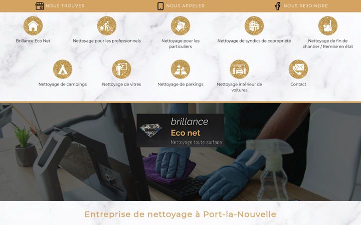 Screenshot of brillance-eco-net.fr