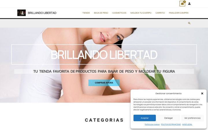 Screenshot of brillandolibertad.es