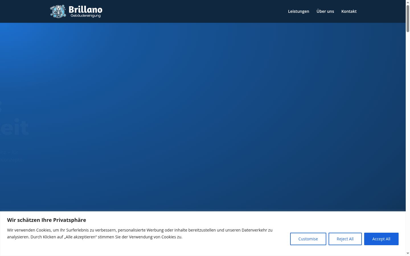 Captură de ecran a bannerului de consimțământ afișat înainte de orice interacțiune