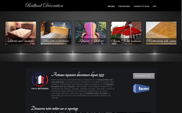 Screenshot of brillard-decoration.com