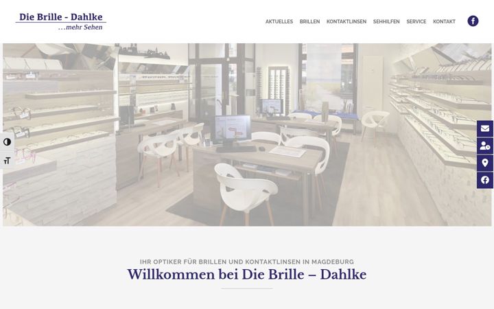 Screenshot of brille-dahlke.de