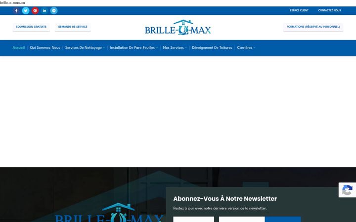Skärmbild av brille-o-max.ca