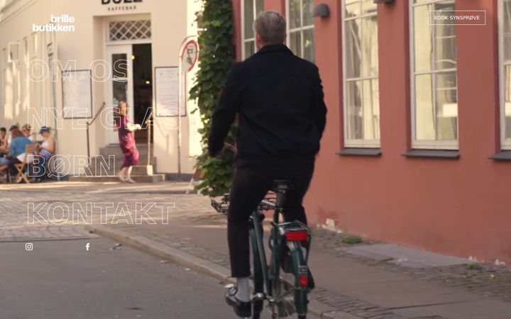 Screenshot of brillebutikken.dk