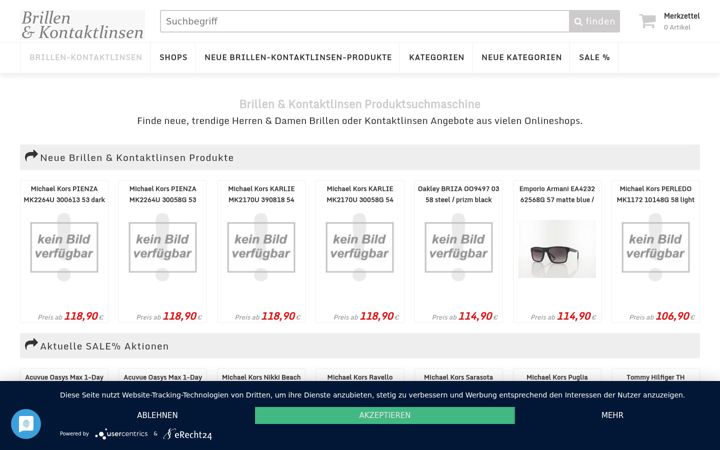 Screenshot of brillen-linsen.com