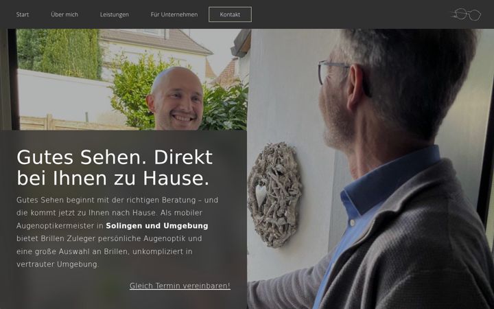 Screenshot of brillen-zuleger.de