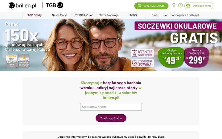 Képernyőkép: brillen.pl