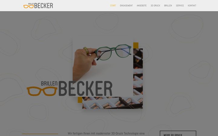 Ekrano kopija brillenbecker.de