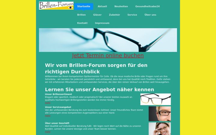 Zrzut ekranu brillenforum-celle.de