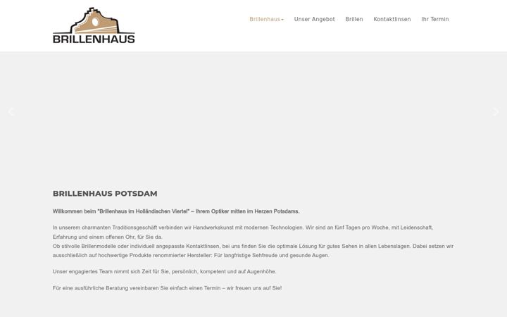 Screenshot di brillenhaus-potsdam.de