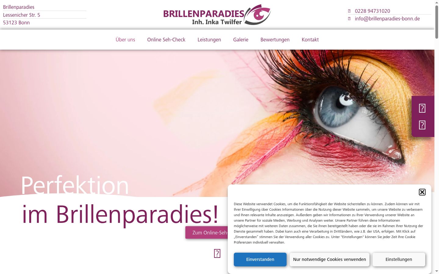 Screenshot tal-banner tal-kunsens muri qabel kwalunkwe interazzjoni