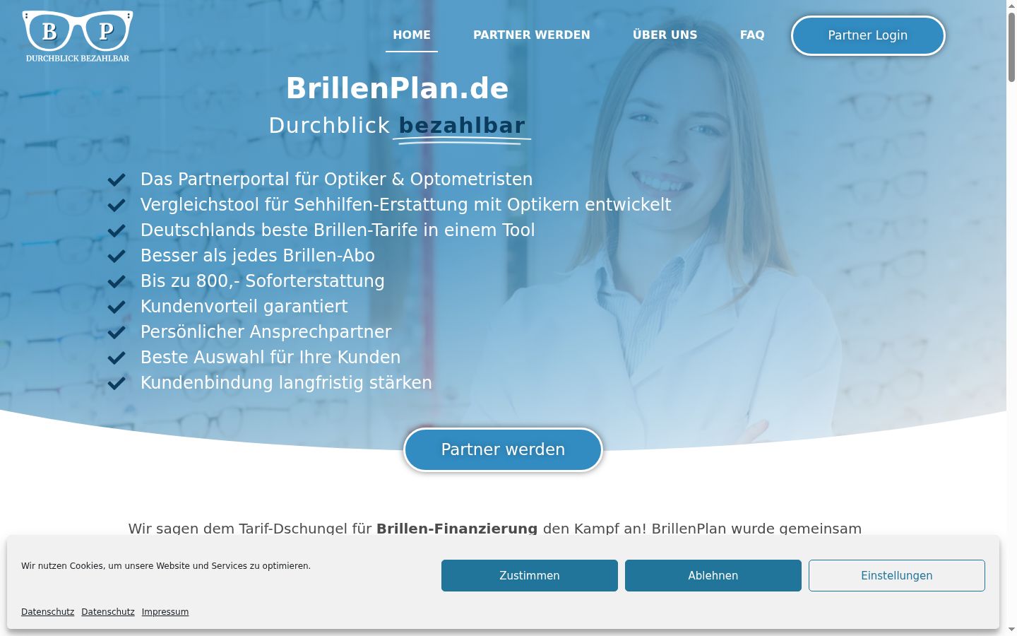 Screenshot tal-banner tal-kunsens muri qabel kwalunkwe interazzjoni