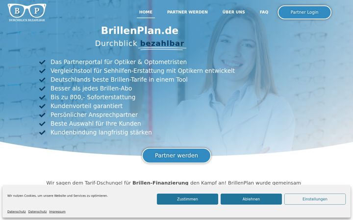 Screenshot di brillenplan.de
