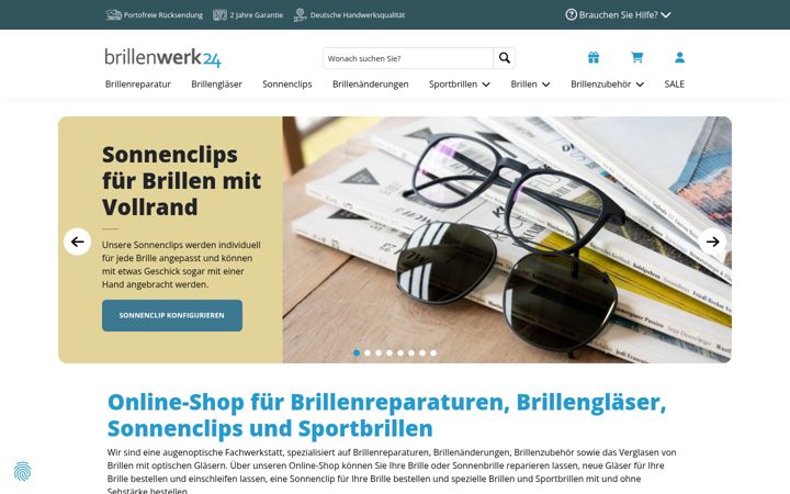 Screenshot of brillenwerk24.de