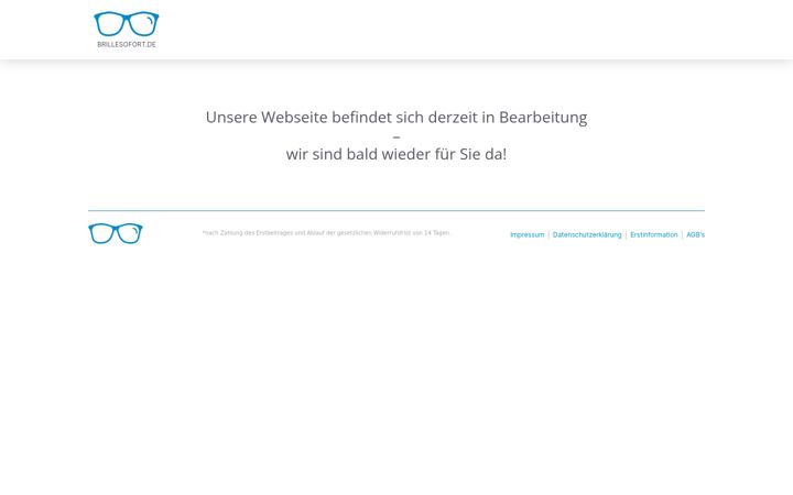 Screenshot of brillesofort.de