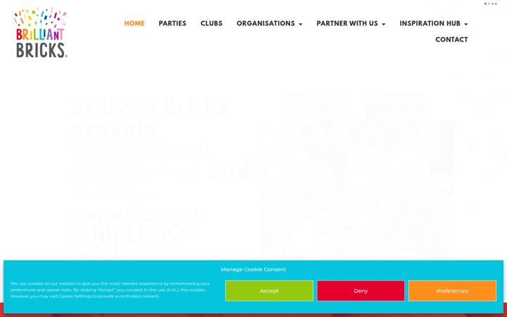 Screenshot ta' brilliantbricks.co.uk