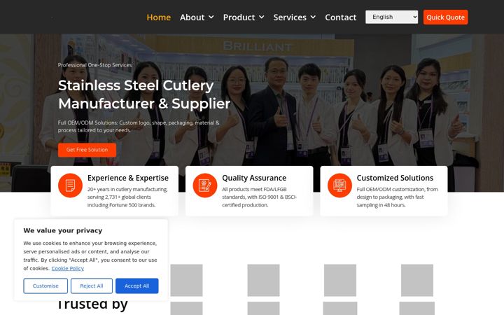 Screenshot of brilliantinnovate.com